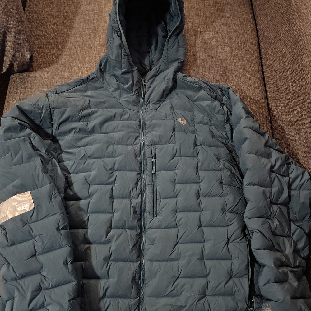 Mountain Hardwear Men's Teal Puffer Jacket